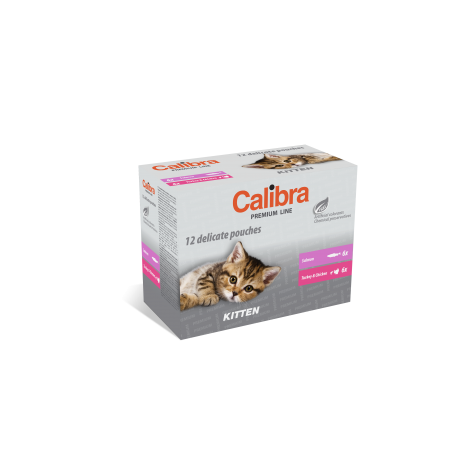 Calibra cat kitten pouch comida húmeda multipack
