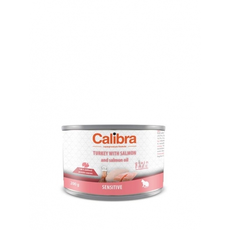 Calibra cat sensitive comida húmeda pavo con aceite de salmon