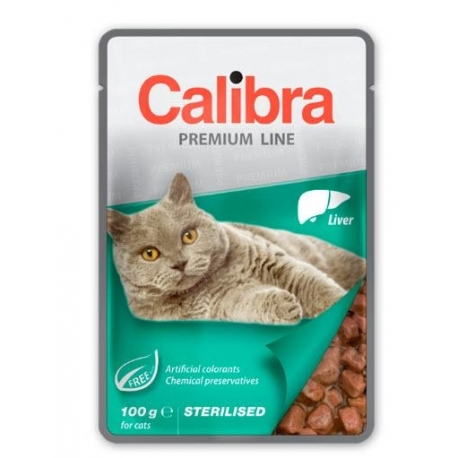 Calibra cat sterilised comida húmeda pouch higado