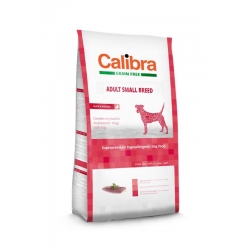 Calibra dog grain free adult small pato pienso para perros