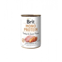 Brit mono protein pavo y con patata latas para perro
