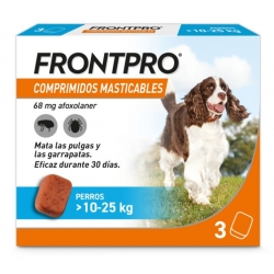 Frontpro Antiparasitario Masticable Para Perros 3 Comp.