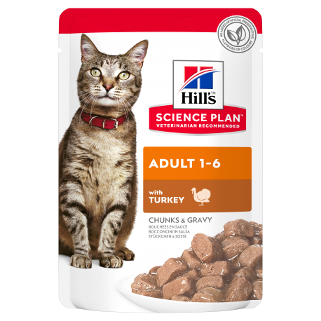 Hills-SP Feline Adult con Tacchino (Bustina) (1)