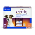 Effitix Antiparassitario Pack 2 unità (8 Pipette) per Cani di Piccola Taglia (4-10kg)
