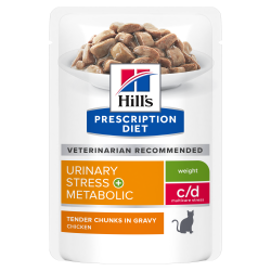 Hills PD Feline Metabolic+ Urinary. Sacco da 85 gr. per gatti