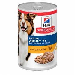 Hills Science Plan Mature Adult 7+ lata para perros sabor pollo