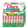 Pack x40 di Churu per gatti adulti Pure Mix di Tonno e Pollo 40x14gr