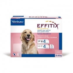 virbac-Effitix 20 - 40kg Pipette Antiparassitarie (1)