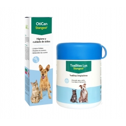 Stangest Dog Pack Otican Oidos + Toallitas para perros