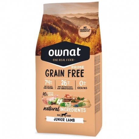Ownat Grain Free Prime-Prime Junior Agnelo Grain Free (1)