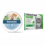 Pack Super Protezione: collare Seresto per gatti + Frontline Combo spot on 3 pipette per gatti