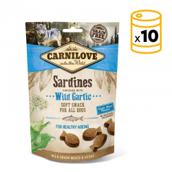Carnilove Dog Snack Semihúmedo sabor Sardinas Ajo