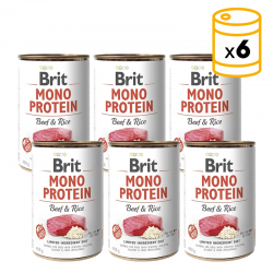 Brit mono protein ternera latas para perro